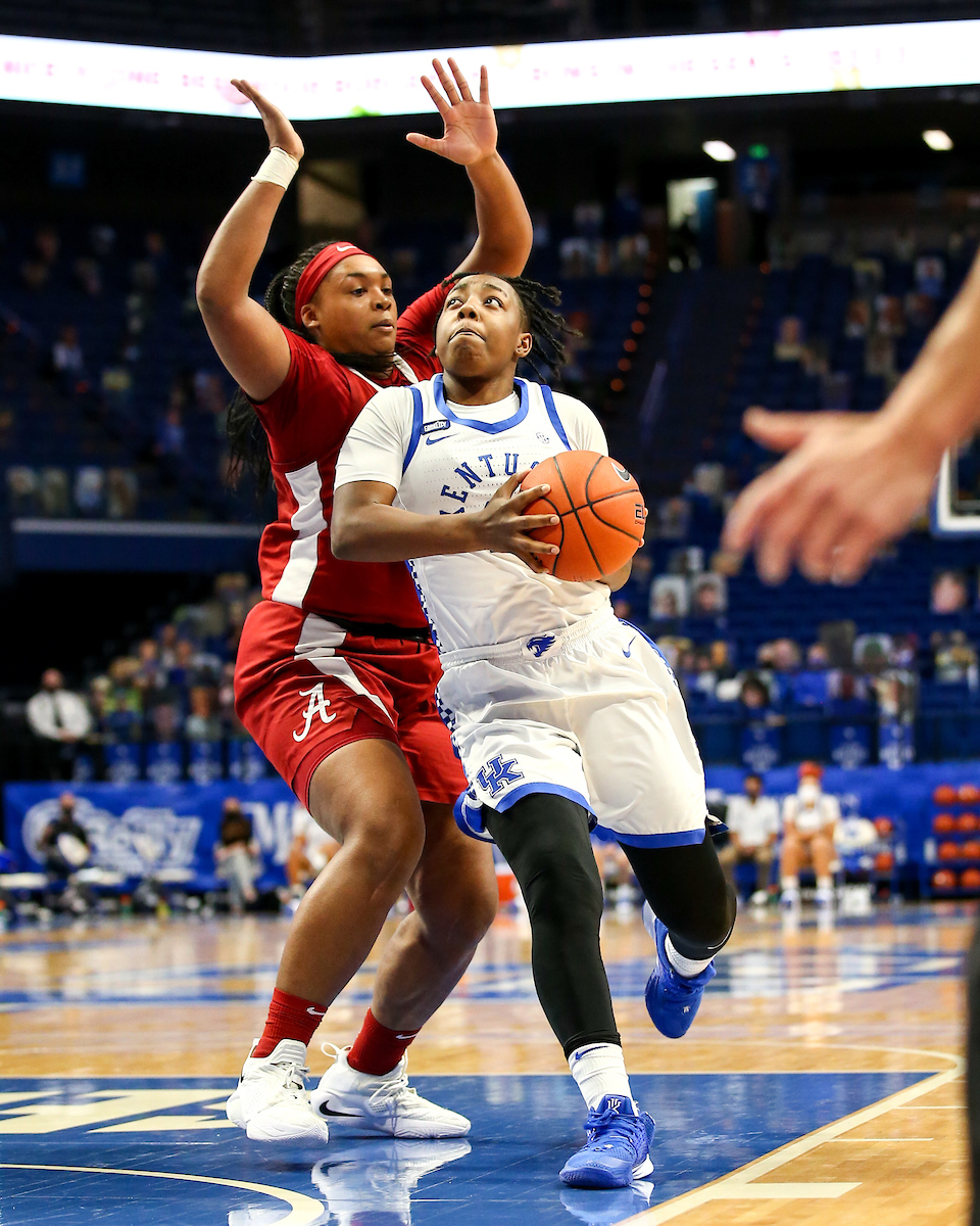 Dre'una Edwards.

Kentucky beats Alabama 81-68.

Photo by Eddie Justice | UK Athletics