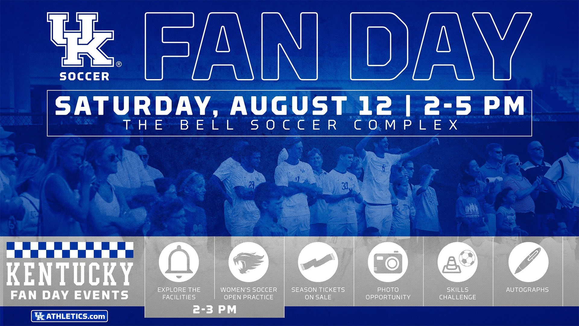 Kentucky Soccer Fan Day to be Held August 12 at The Bell