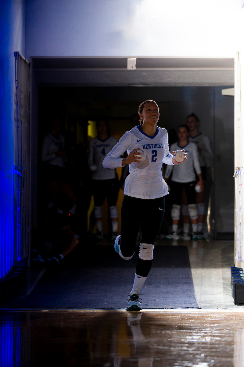 Madi Skinner.

Kentucky beats Stanford 3-2.

Photo by Grant Lee | UK Athletics
