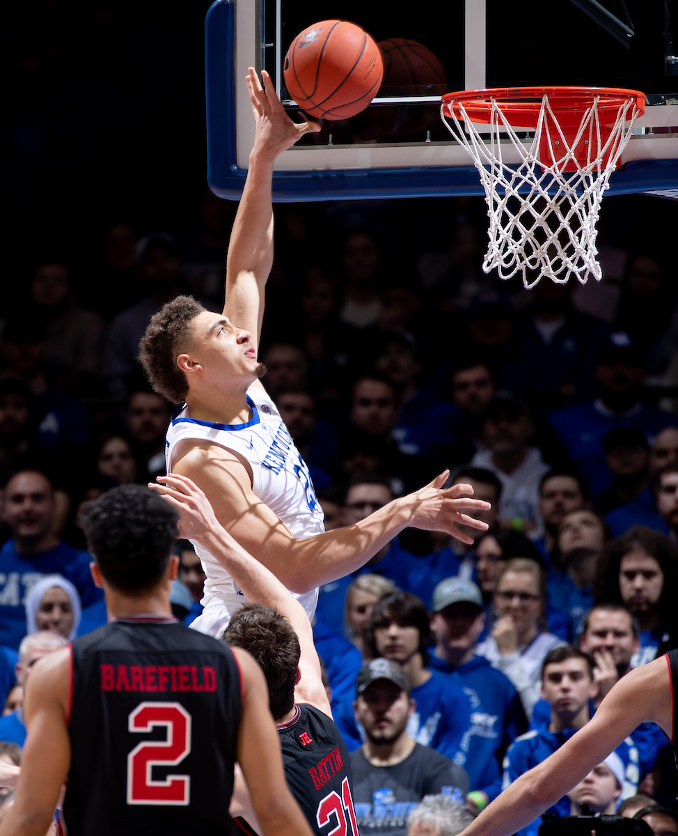 Reid Travis.

Kentucky beat Utah 88-61 on Saturday, December 15, 2018, in Lexington's Rupp Arena.


Photo by Elliott Hess | UK Athletics