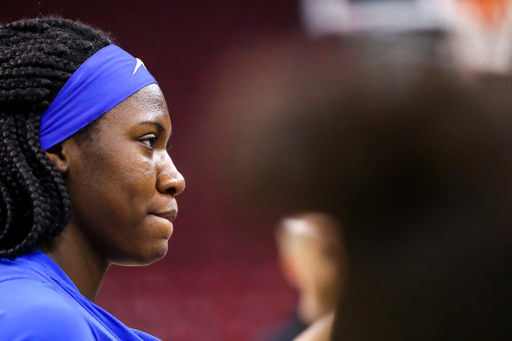 Rhyne Howard. 

Kentucky WBB Practices before their game against South Carolina.  

Photo by Eddie Justice | UK Athletics