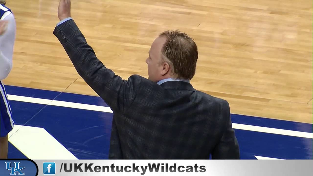 Kentucky Wildcats TV: Head Football Coach Mark Stoops as the "Y" at Rupp Arena