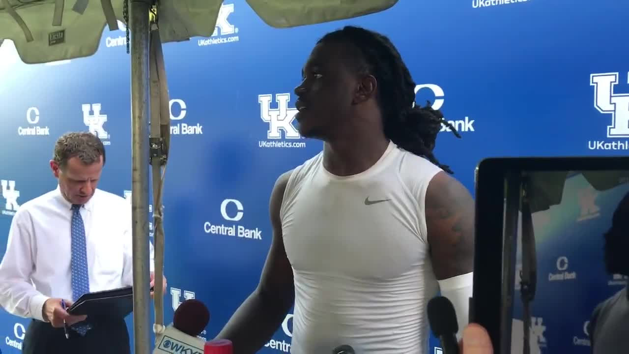 Wilson Grateful to Be UK's Starting QB