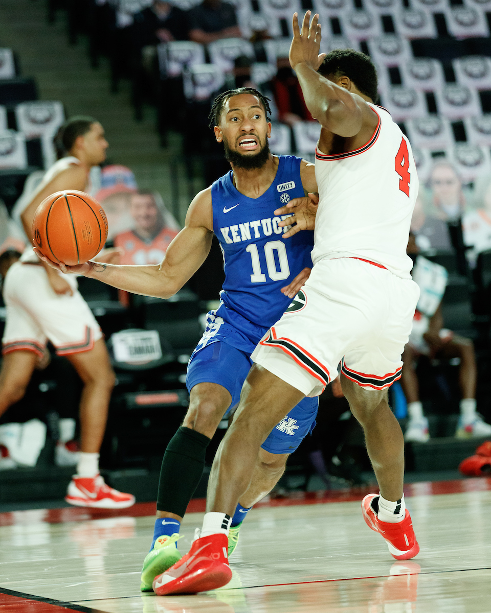 Davion Mintz.

Kentucky falls to Georgia, 63-62.

Photo by Elliott Hess | UK Athletics