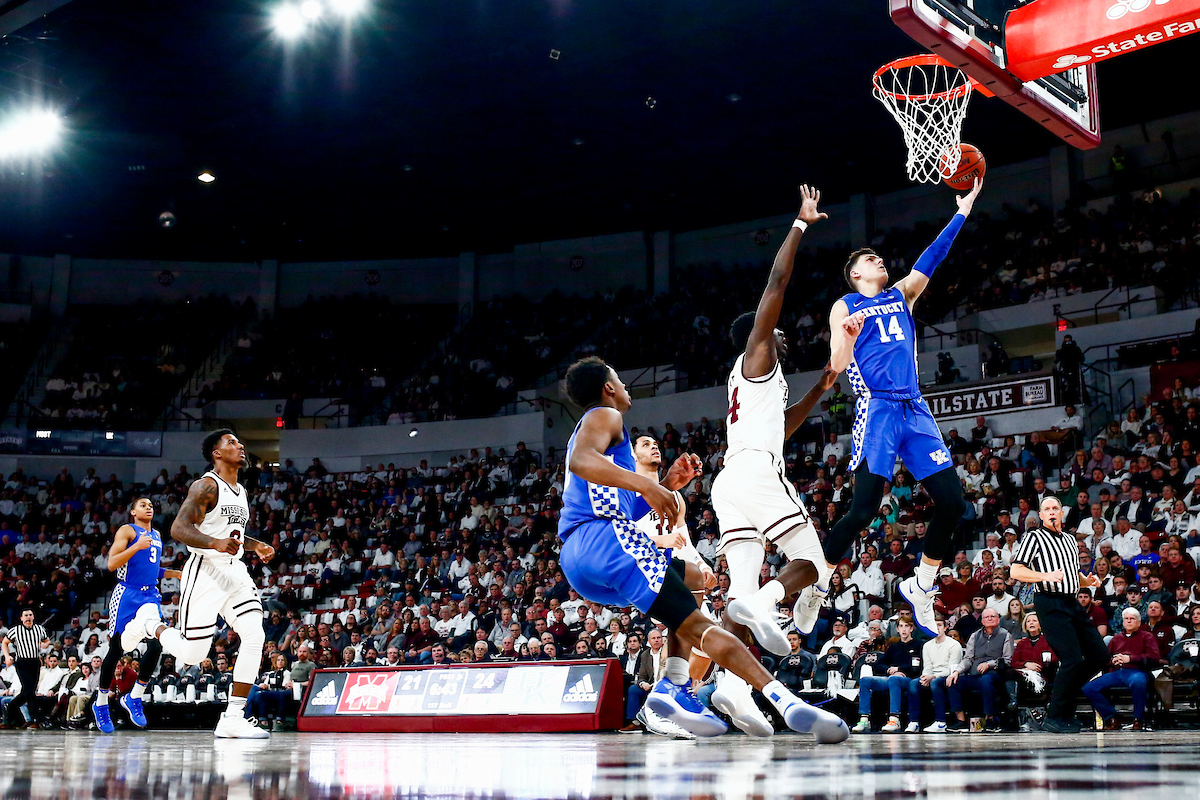 Tyler Herro.

Kentucky beat Mississippi State 71-67 at Humphrey Coliseum in Starkville, MS.

Photo by Chet White | UK Athletics
