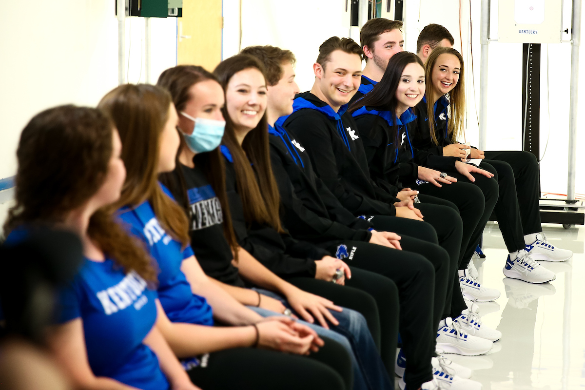 Mary Tucker. Emmie Sellers. Richard Clark.

Rifle National Championship Rings.

Photo by Eddie Justice | UK Athletics
