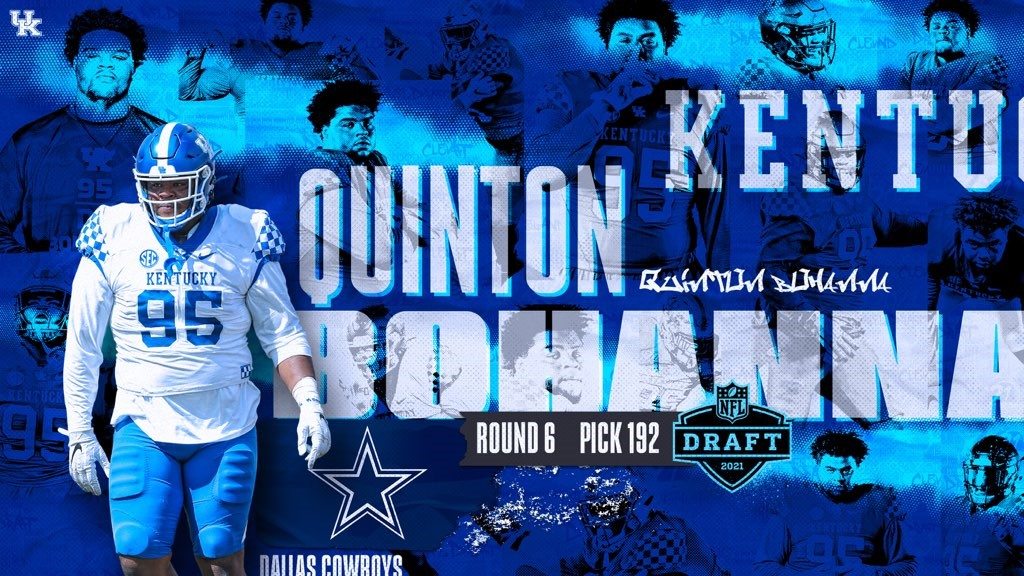 Quinton Bohanna Selected by Dallas Cowboys in Sixth Round of NFL Draft