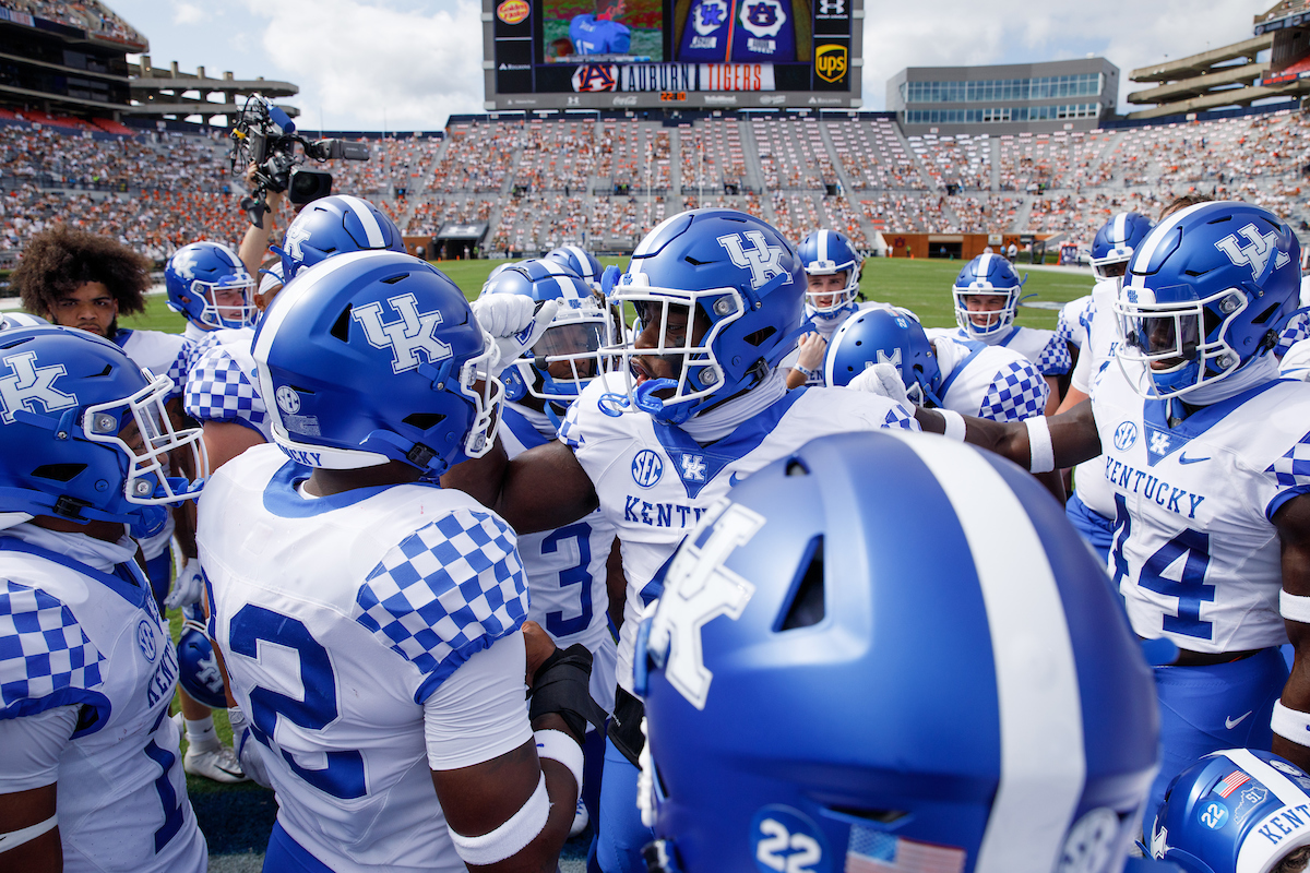 Joshua Paschal.

Kentucky falls to Auburn, 13-29.

Photo by Elliott Hess | UK Athletics