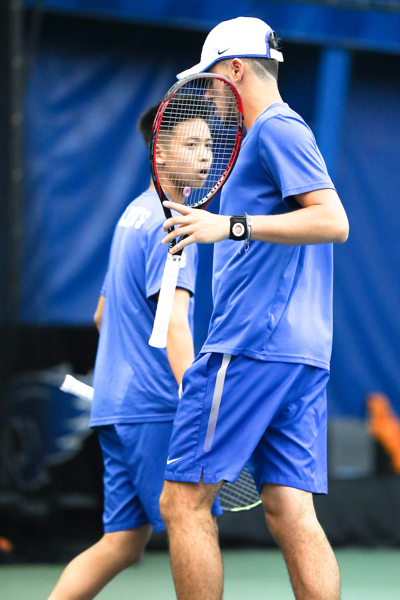 Enzo Wallart. Ying-Ze Chen. 

Kentucky men's tennis falls to Tennessee 0-4 on Sunday, April 14th..

Photo by Eddie Justice | UK Athletics