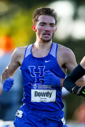 Tanner Dowdy. 

2019 SEC Cross Country Championships. 

Photo by Eddie Justice | UK Athletics