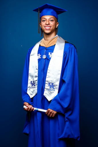 Myles Anders.

May 2022 CATS graduation.

Photo by Eddie Justice | UK Athletics