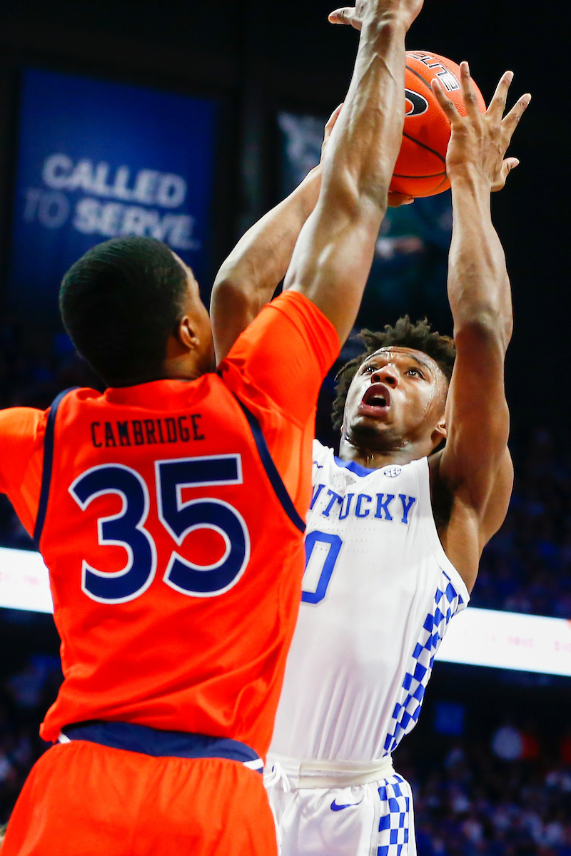 Ashton Hagans. 

UK beat Auburn 73-66. 

Photo By Barry Westerman | UK Athletics