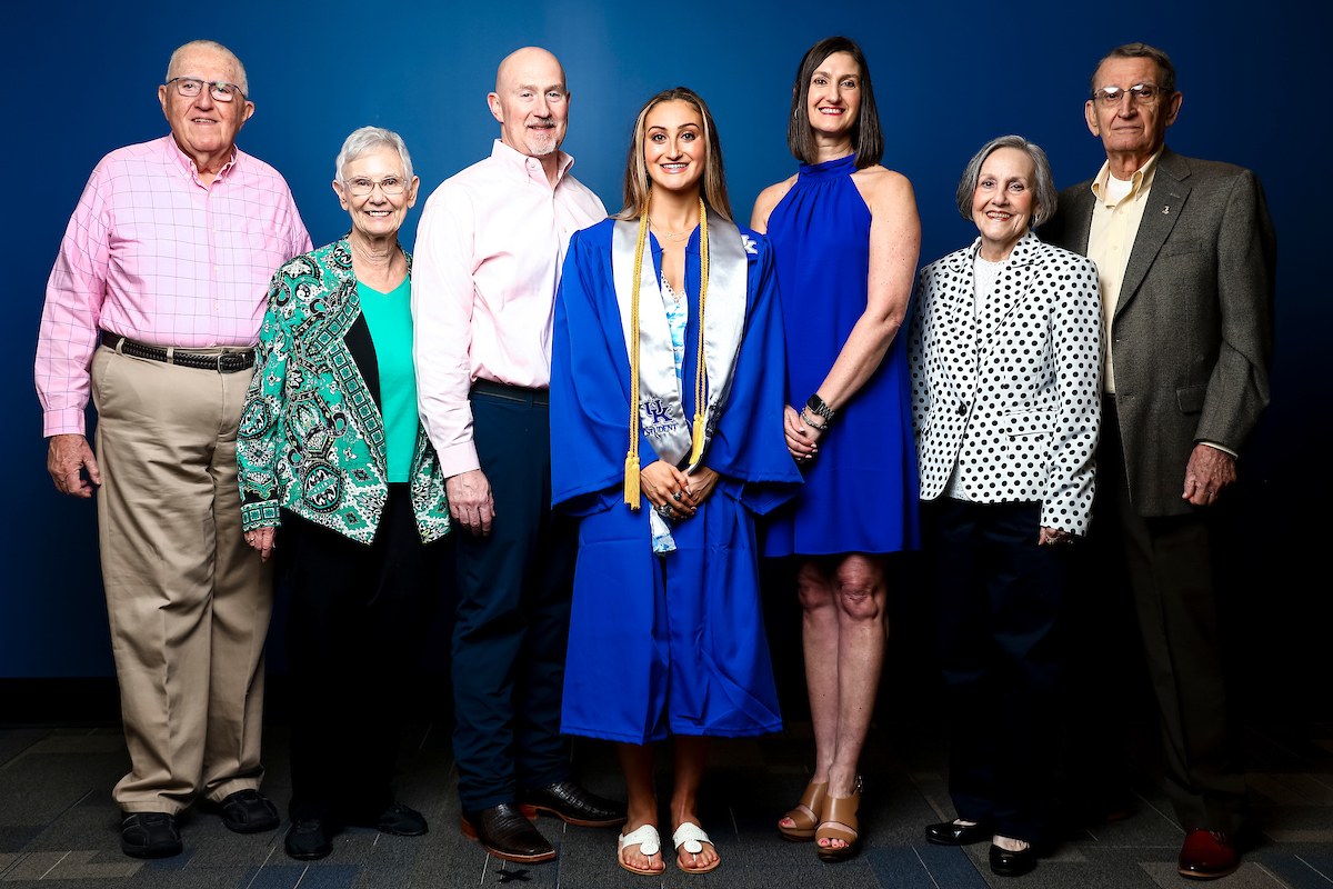 Izzy Gati.

May 2022 CATS graduation.

Photo by Eddie Justice | UK Athletics