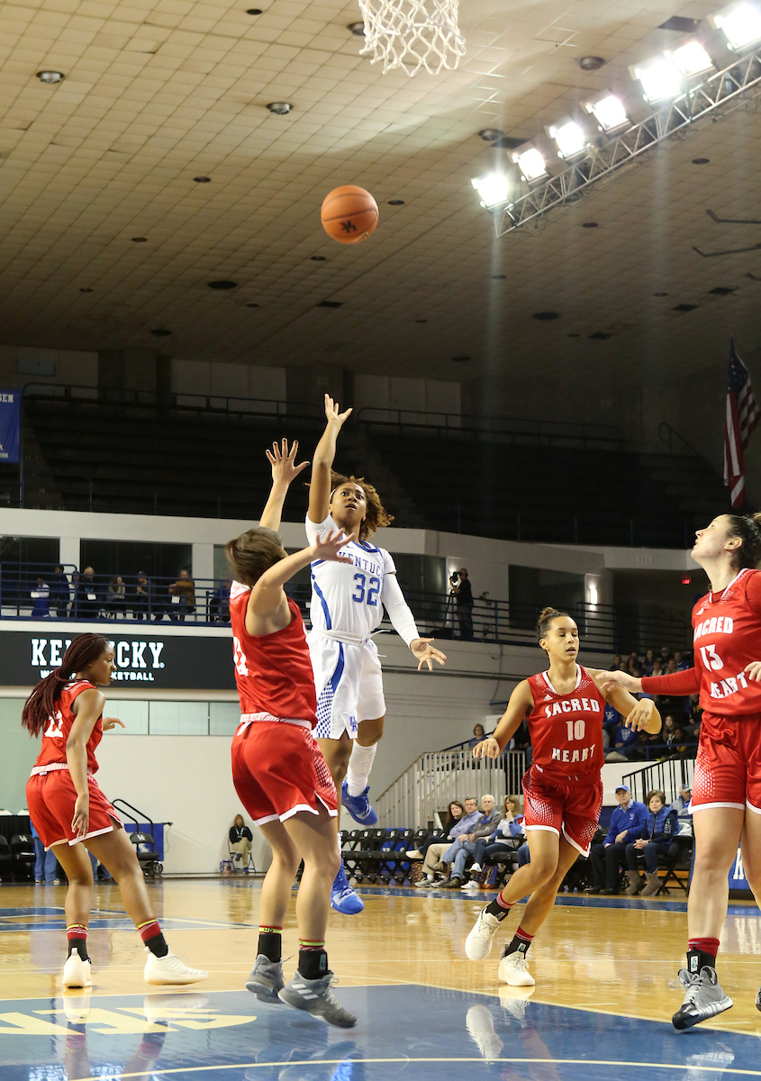 Jaida Roper. 

UK beats to Sacred Heart University 71-43. 


Photo By Ty Westerman | UK Athletics
