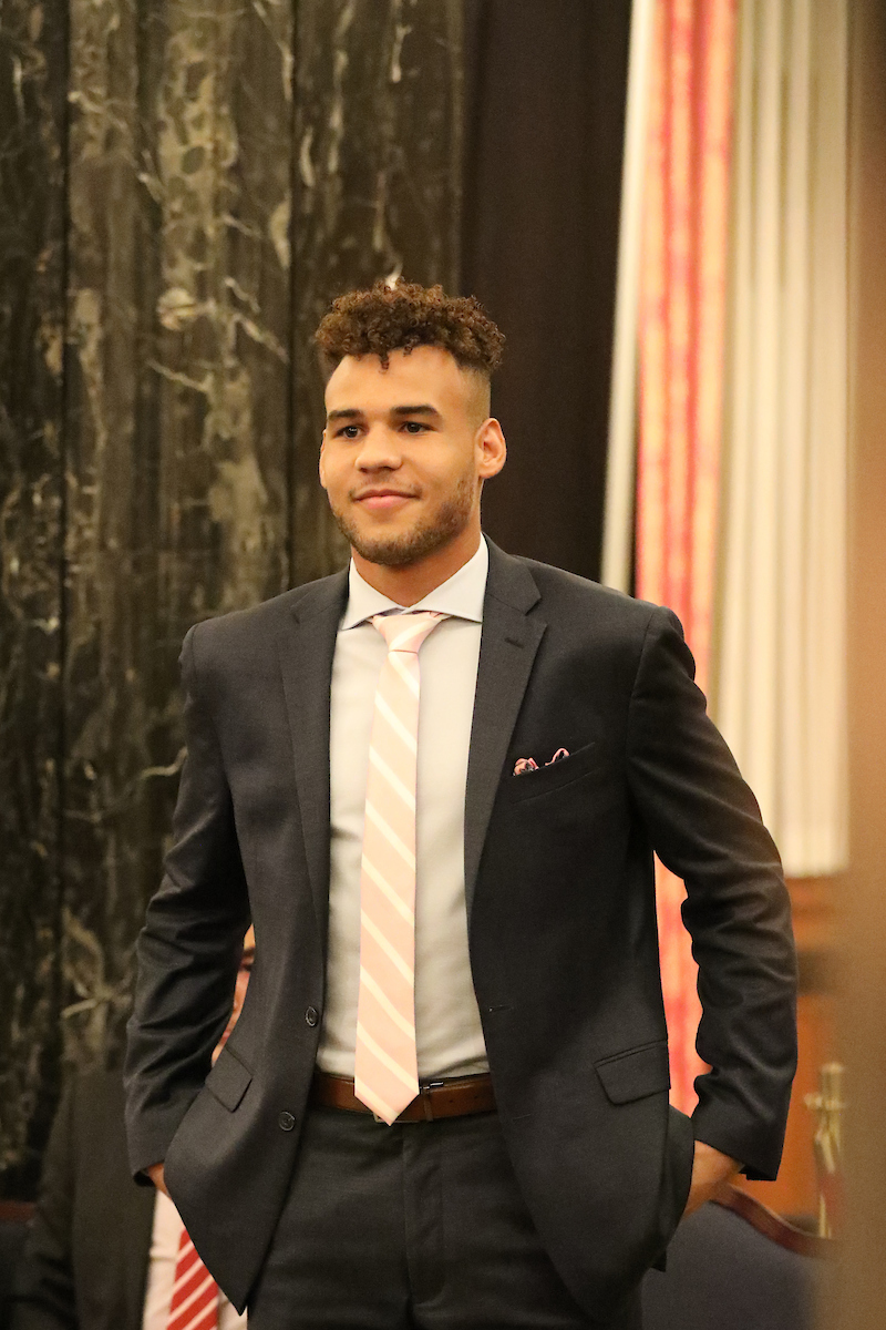 JJ Williams @ 2018 MAC Hermann Awards.

Photo by Quinn Foster | UK Athletics