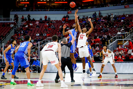 Tip off. Isaiah Jackson.

Kentucky loses to Louisville 62-59.

Photo by Chet White | UK Athletics