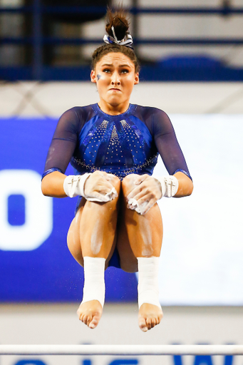 Madison Averett.

Gymnastics blue-white meet.

Photo by Hannah Phillips | UK Athletics