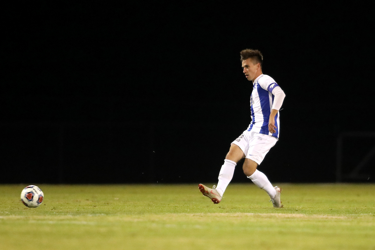 Tanner Hummel.

Men's soccer beats Portland, 4-0.

Photo by Quinn Foster | UK Athletics