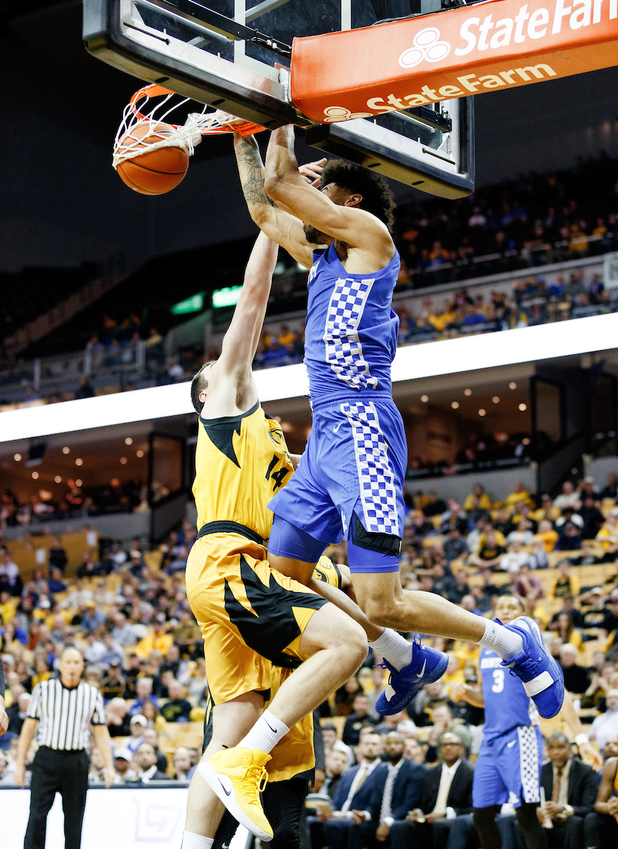 Nick Richards.


Kentucky beats Missouri, 66-58.

Photo by Elliott Hess | UK Athletics
