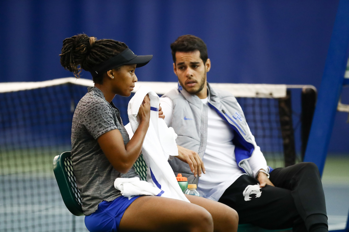 LESEDI JACOBS.

The University of Kentucky women's tennis team host Marshall. 


Photo by Elliott Hess | UK Athletics