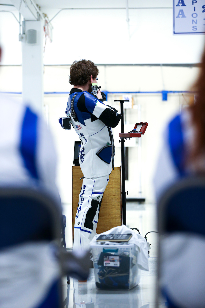 Mitchell Nelson.

Kentucky Rifle competes against Memphis.

Photo by Grace Bradley | UK Athletics