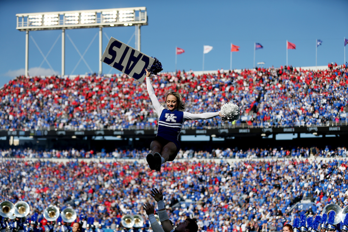 Cheerleaders.

Georgia beats UK 34-17.

Photo by Chet White | UK Athletics