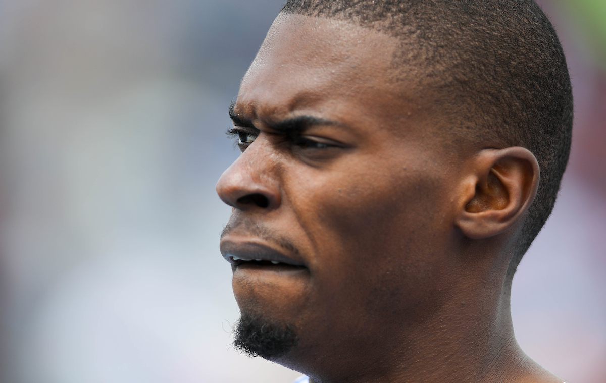 during the Pepsi Florida Relays at James G. Pressly Stadium on Friday, March 29, 2019 in Gainesville, Fla. (Photo by Matt Stamey)