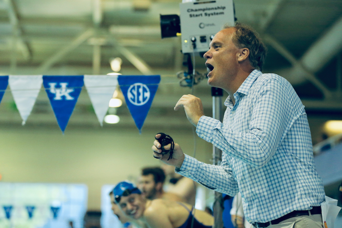 Lars Jorgensen.

2019 Blue-White meet.

Photo by Noah J. Richter | UK Athletics