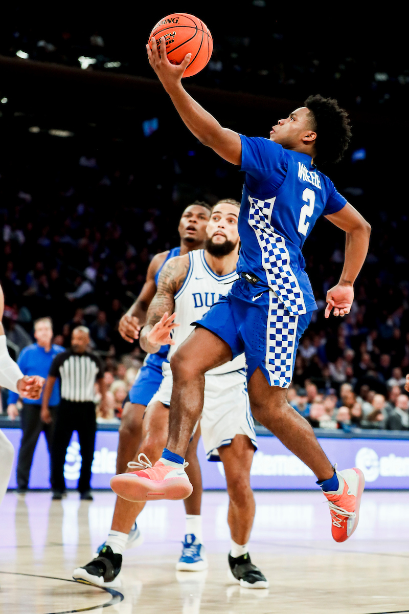Sahvir Wheeler.

Kentucky loses to Duke 79-71 in the Champions Classic at Madison Square Garden in New York on Nov. 9, 2021.

Photos by Chet White | UK Athletics