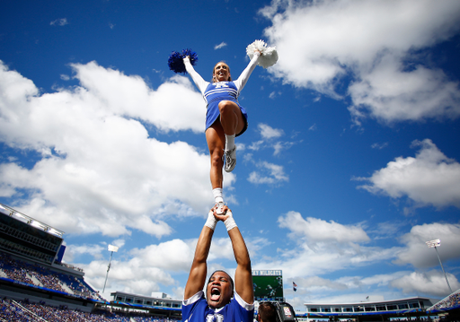 Cheerleaders.

UK football beats Murray State 48-10.

Photo by Chet White | UK Athletics