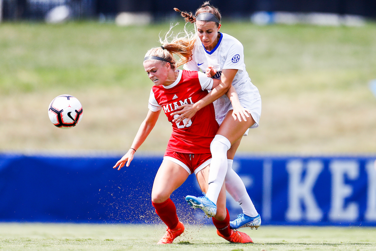 Gina Crosetti.

UK beat Miami (OH) 3-0 on Senior Day.

Photo by Chet White | UK Athletics
