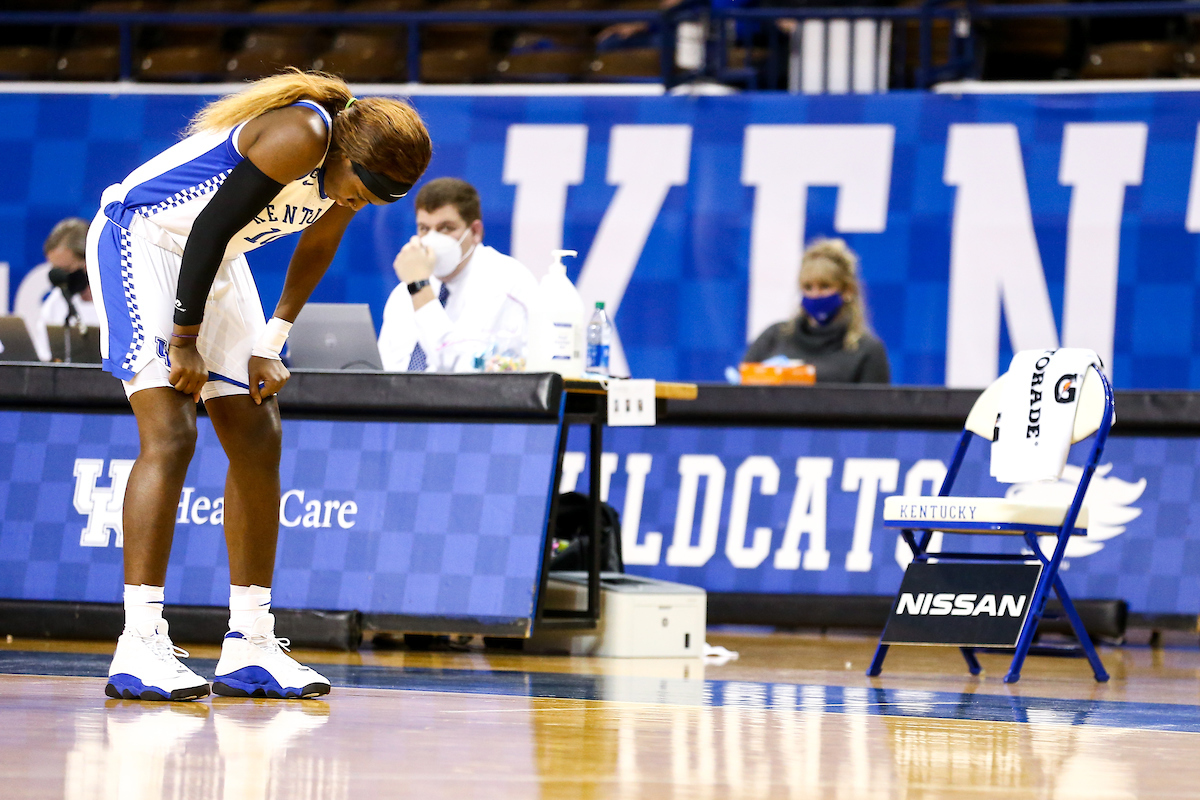 Rhyne Howard.  

Kentucky beats Indiana 72-68.

Photo by Eddie Justice | UK Athletics