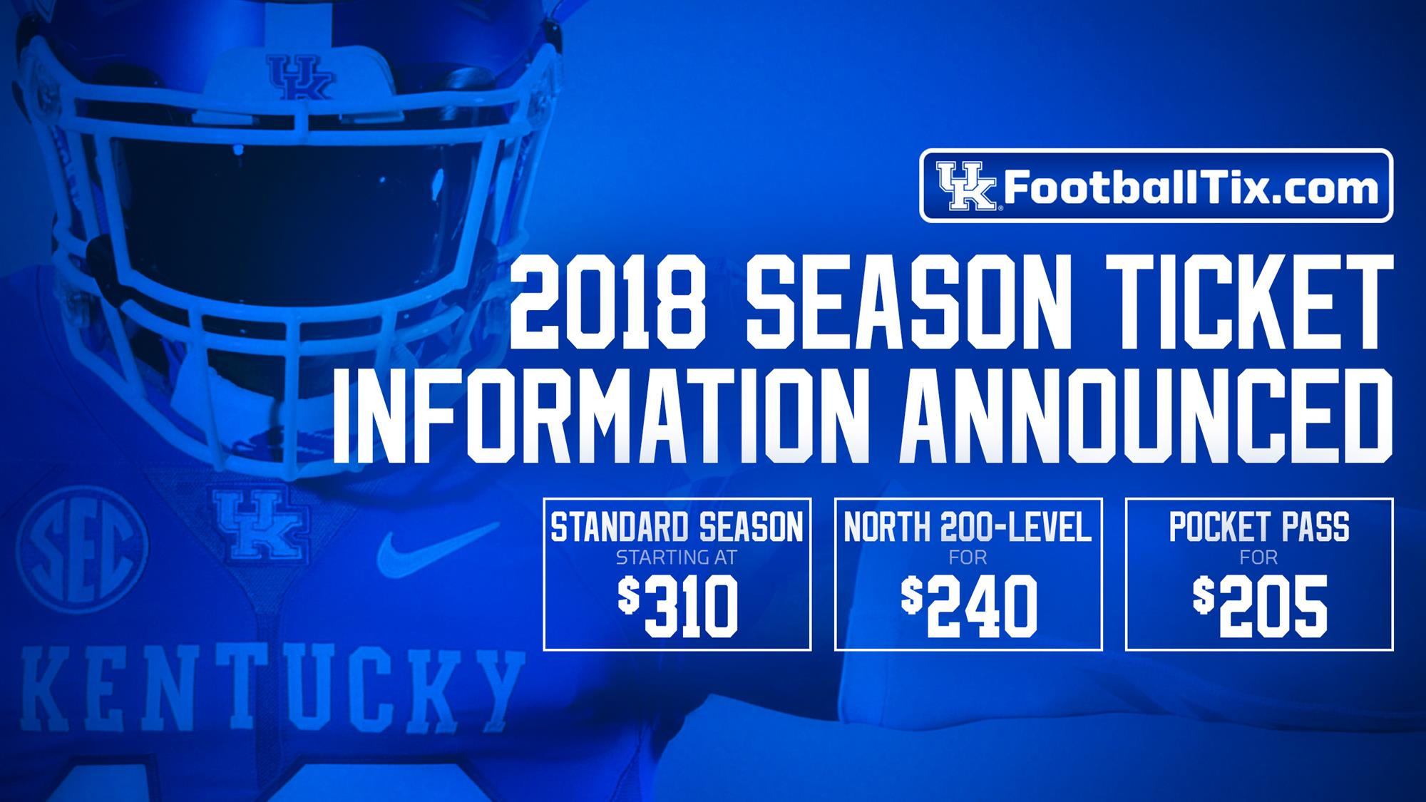 2018 Football Season Ticket Information Announced