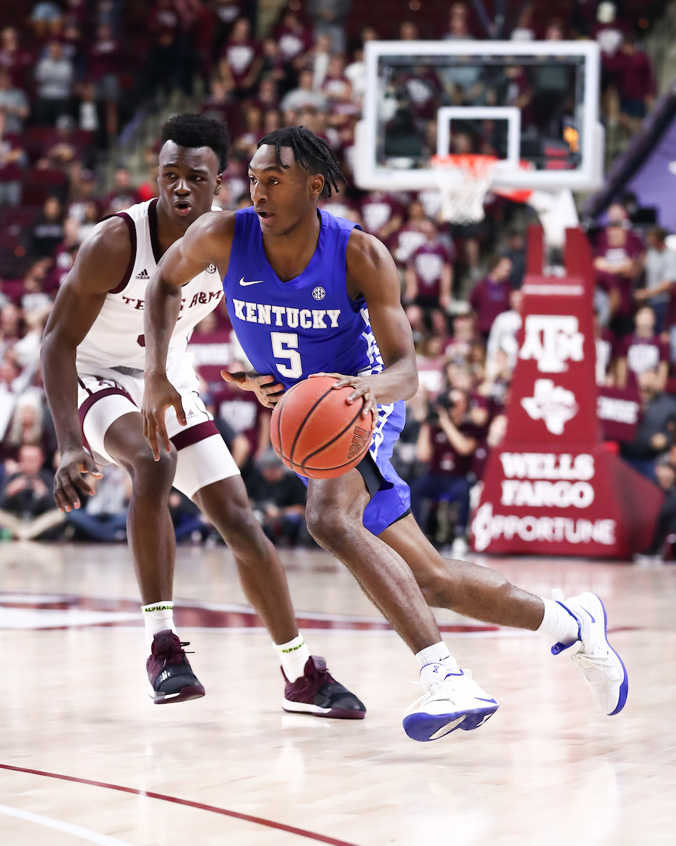 Immanuel Quickley.

Kentucky beat Texas A&M 69-60.

Photo by Elliott Hess | UK Athletics