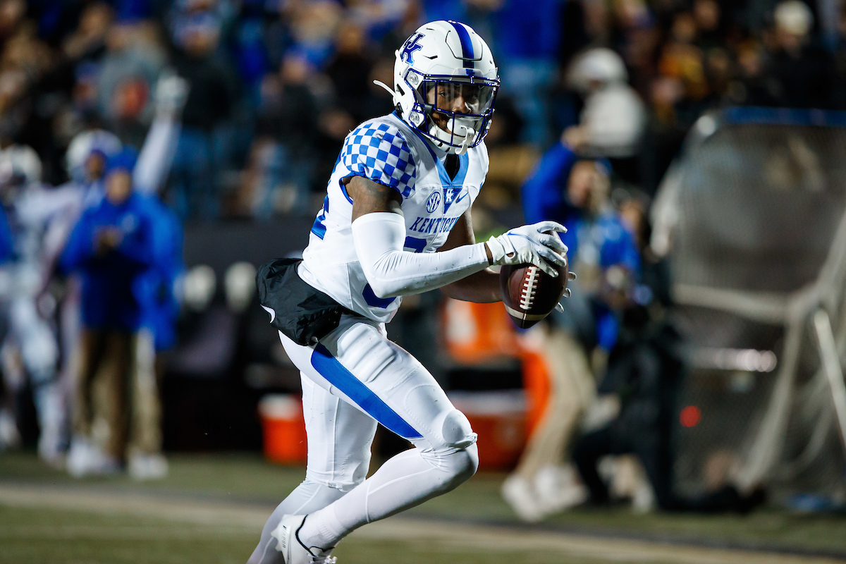 Jalen GeigerKentucky beats Vandy, 34-17.Photo by Jacob Noger | UK Athletics