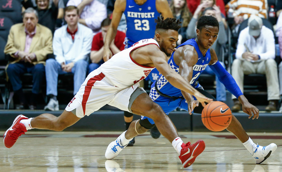 Ashton Hagans.

Kentucky falls to Alabama 77-75 on Saturday, January 5, 2019, at Coleman Coliseum in Tuscaloosa, AL.

Photo by Chet White | UK Athletics