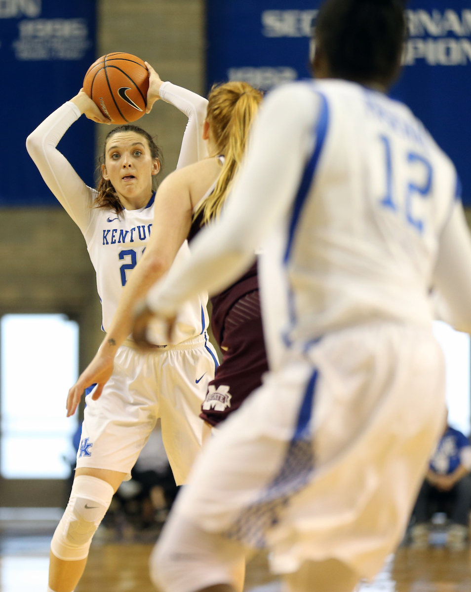 Makenzie Cann
The University of Kentucky women's basketball team falls to Mississippi State on Senior Day on Sunday, February 25, 2018 at the Memorial Coliseum.

Photo by Britney Howard | UK Athletics