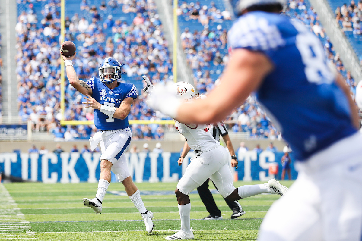 Will Levis.

UK beat ULM 45-10.

Photos by Chet White | UK Athletics