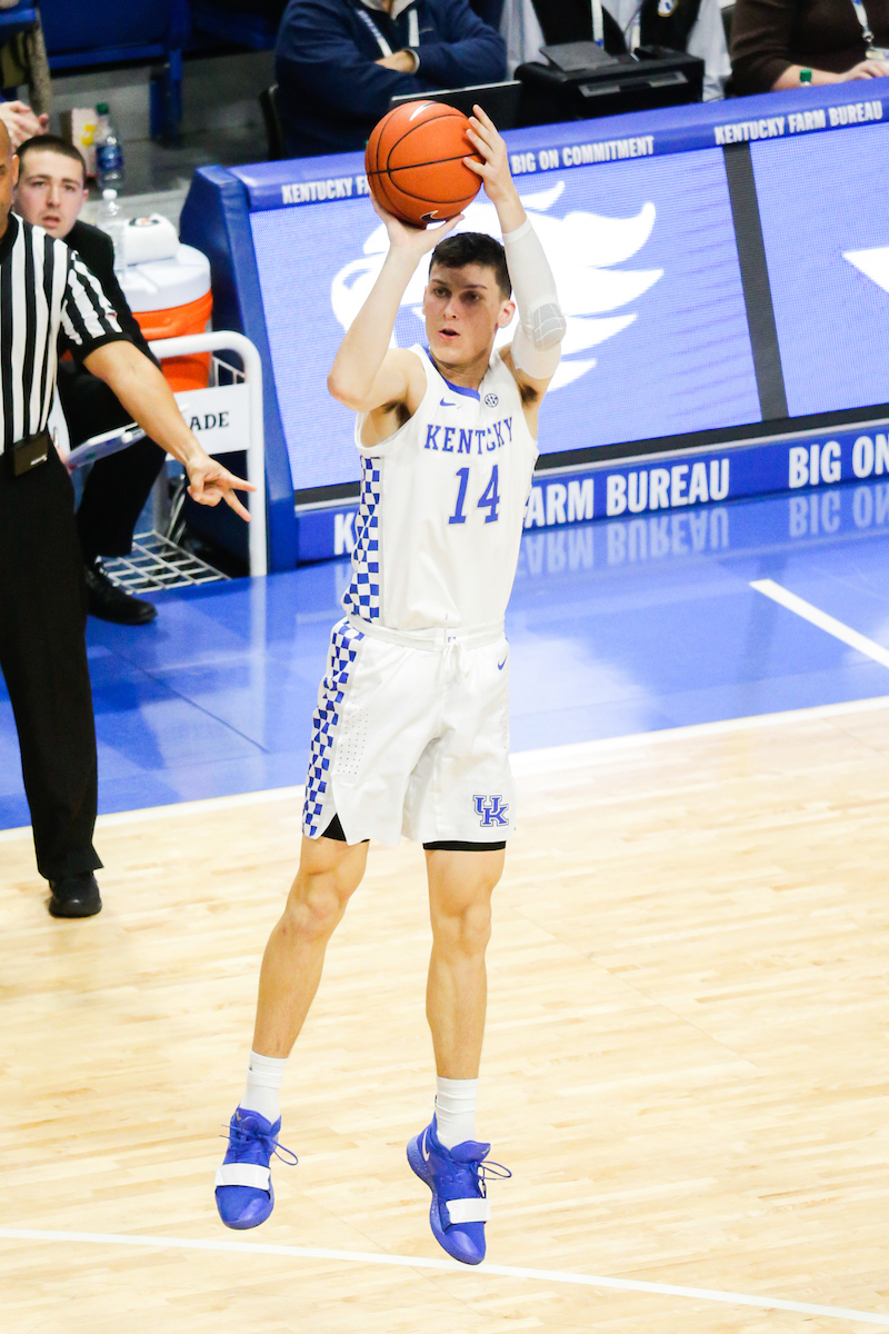 Tyler Hero

UK beats VMI 92-82 at Rupp Arena.

Photo by Isaac Janssen | UK Athletics