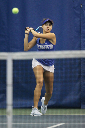 Brianna Tulloch.

The University of Kentucky women's tennis team in action against Alabama on Friday, March 2nd, 2018, at the Boone Tennis Center in Lexington, Ky.

Photo by Quinn Foster I UK Athletics