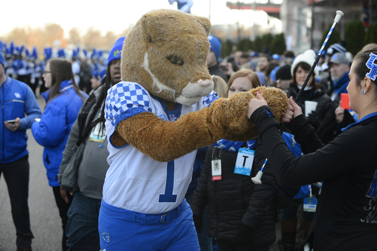 The University of Kentucky football team falls to Northwestern 23-24 in the Music City Bowl on Friday, December 29, 2017, at Nissan Field in Nashville, Tn.