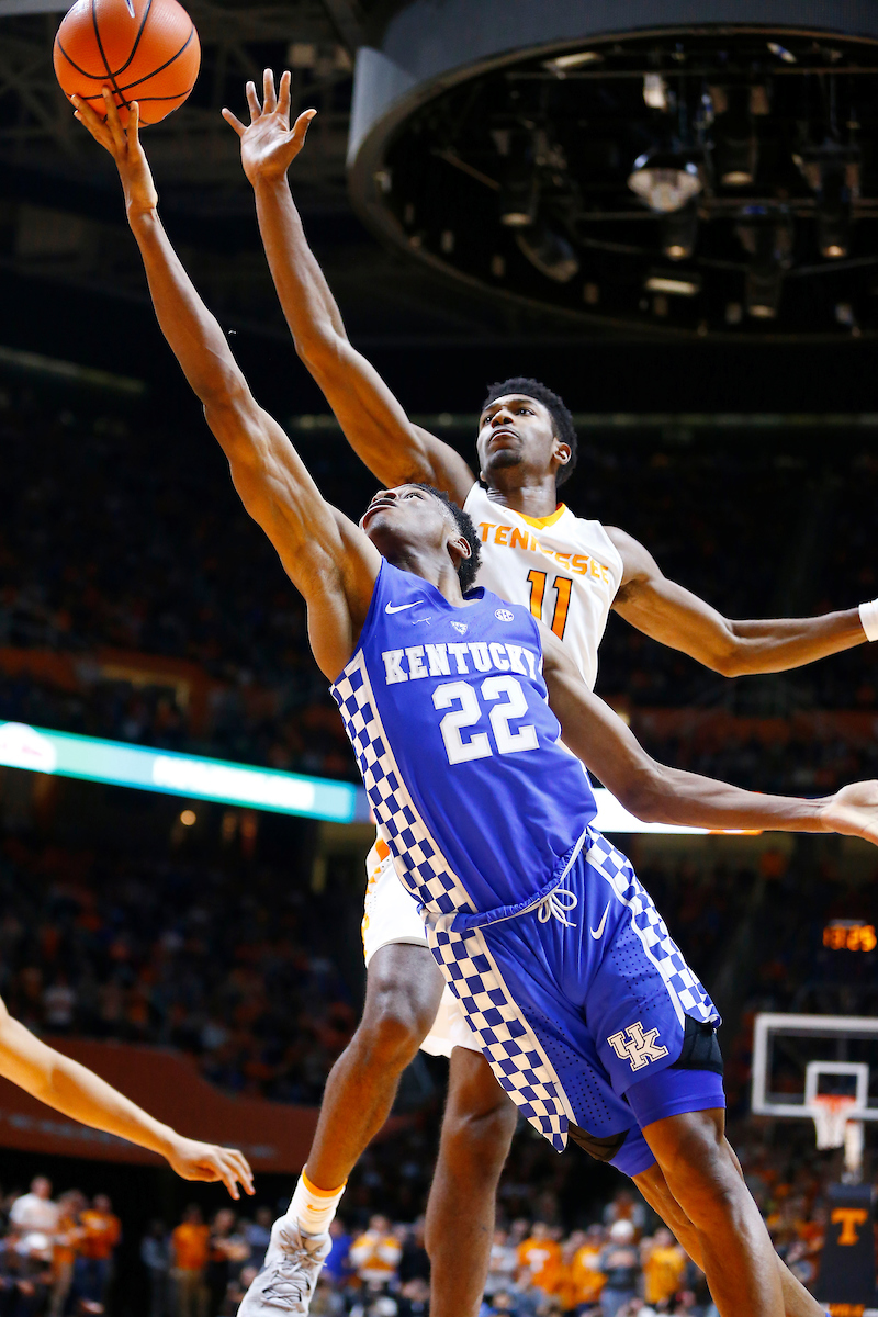 Shai Gilgeous-Alexander.

The University of Kentucky men's basketball team falls to Tennessee 76-65 on Saturday, January 6, 2018, at Thompson-Boling Arena in Knoxville, TN.

Photo by Chet White | UK Athletics