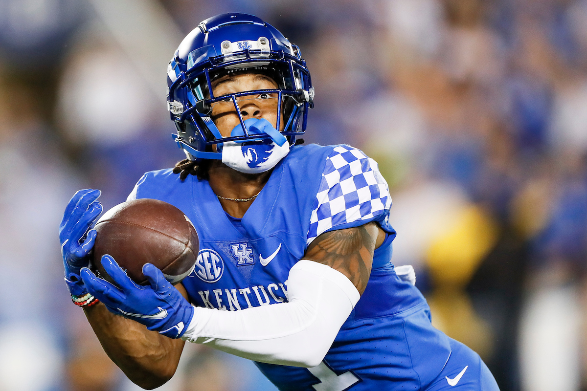 Wan’Dale Robinson.

Kentucky beat Missouri 35-28.

Photos by Chet White | UK Athletics