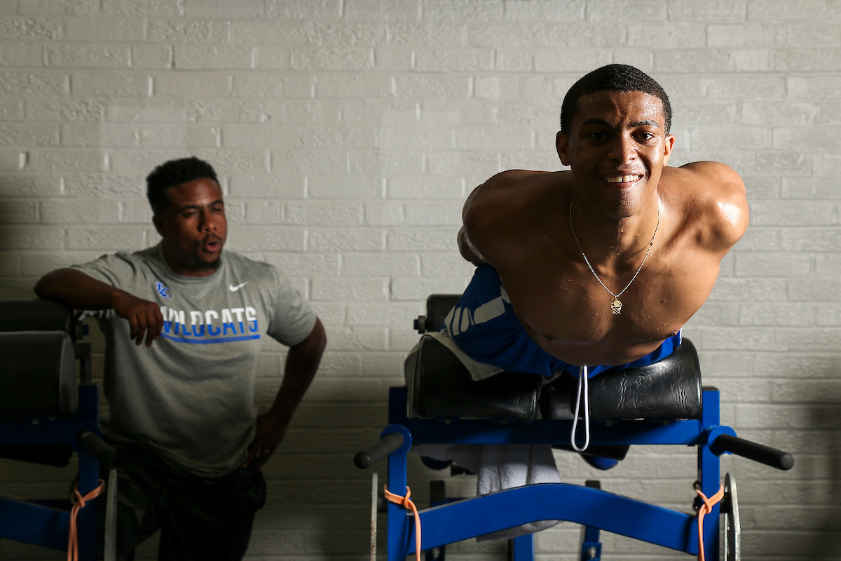 Robert Harris.

Big Blue Caravan. Somerset, Ky. Somerset Kroger. June 21, 2018.

Photo by Chet White | UK Athletics