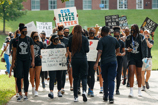 Social Justice march and unity fair.

Photo by Elliott Hess | UK Athletics