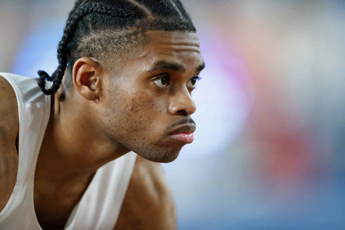 Lance Lang.

Day 1 of NCAA Track and Field Championship.

Photo by Elliott Hess | UK Athletics