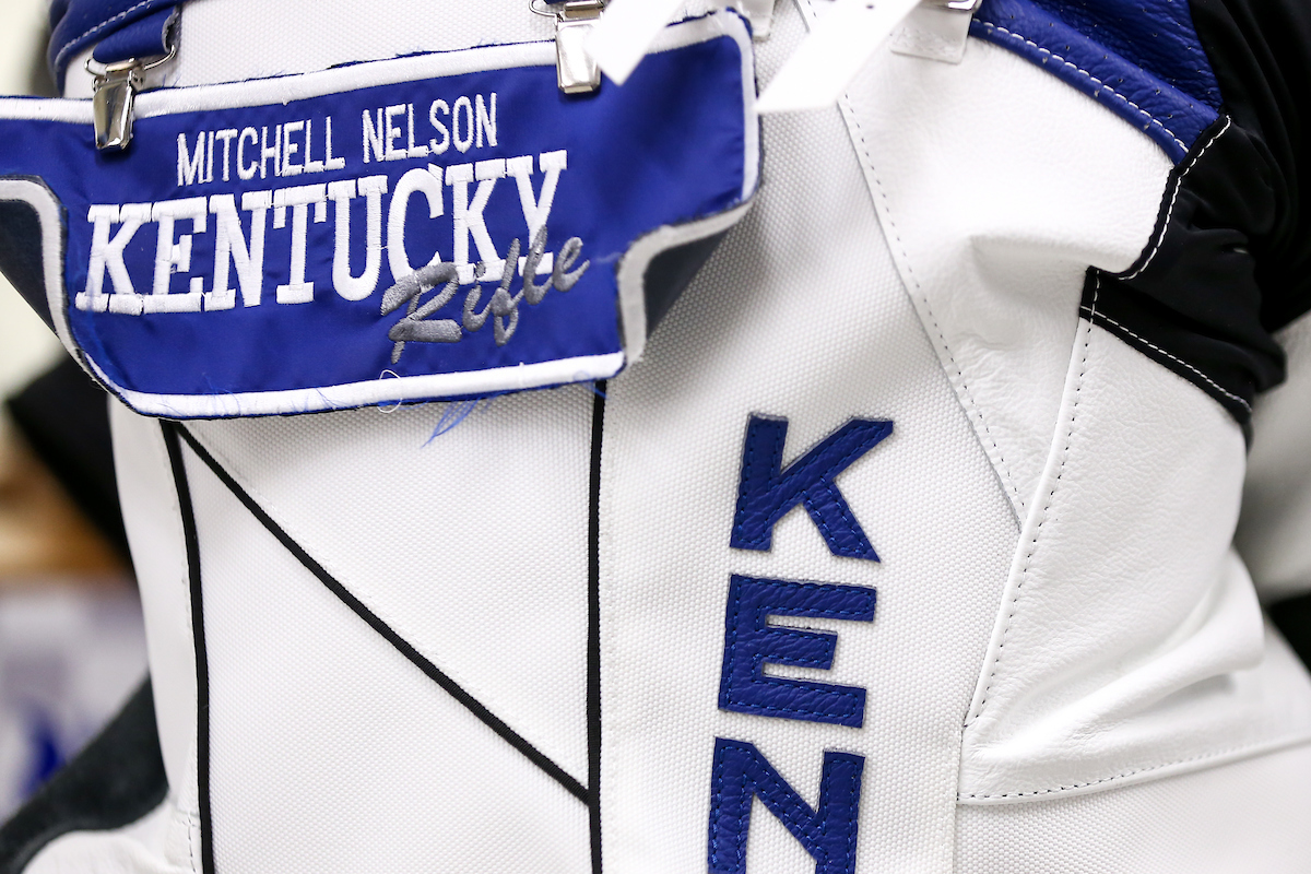 Mitchell Nelson. 

Kentucky beat Memphis. 

Photo by Eddie Justice | UK Athletics