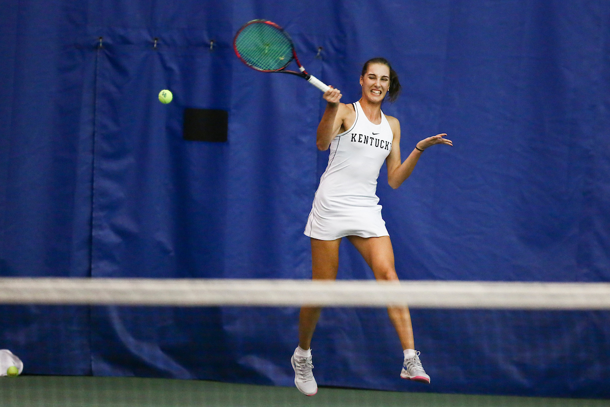 Anastasia Tkachenko.

Kentucky beat Kennesaw State 7-0.

Photo by Hannah Phillips | UK Athletics