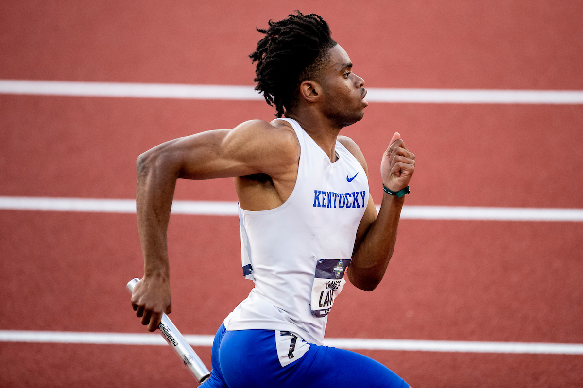 Lance Lang.

Day one. NCAA Track and Field Outdoor Championships.

Photo by Chet White | UK Athletics