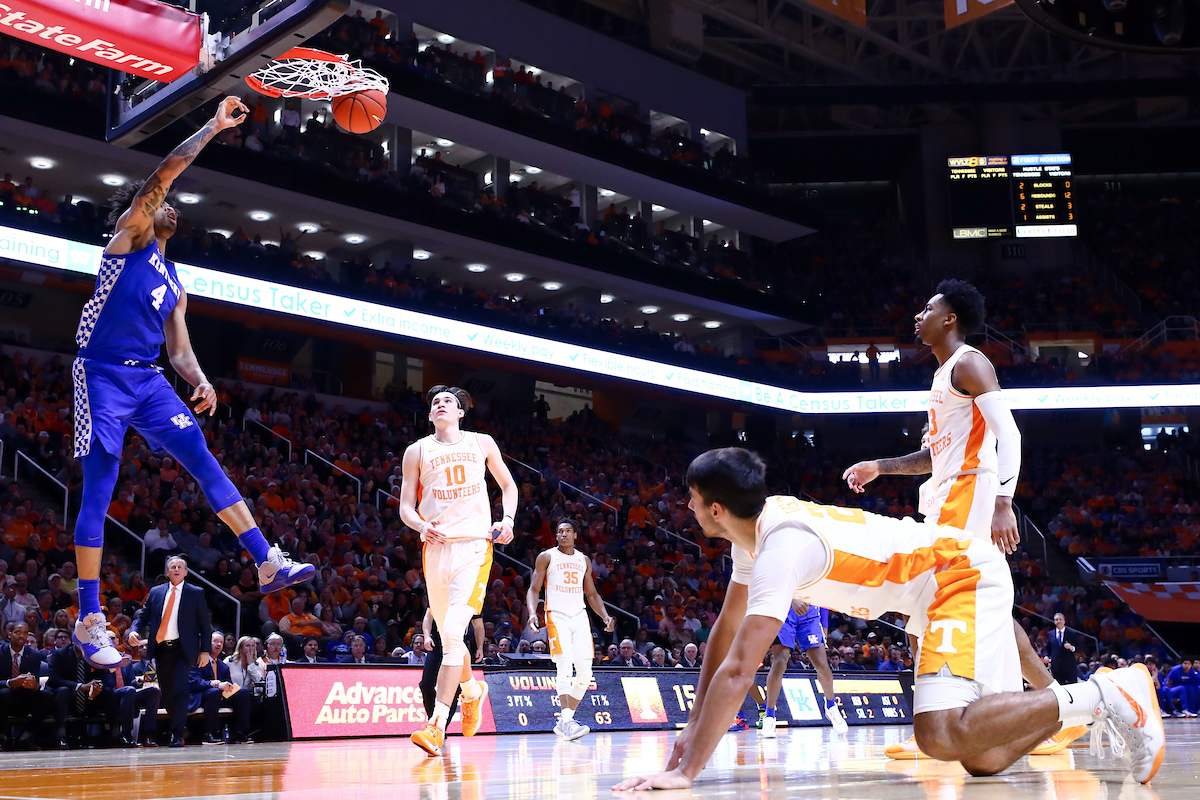 Nick Richards.

Kentucky beat Tennessee, 77-64.

Photo by Elliott Hess | UK Athletics